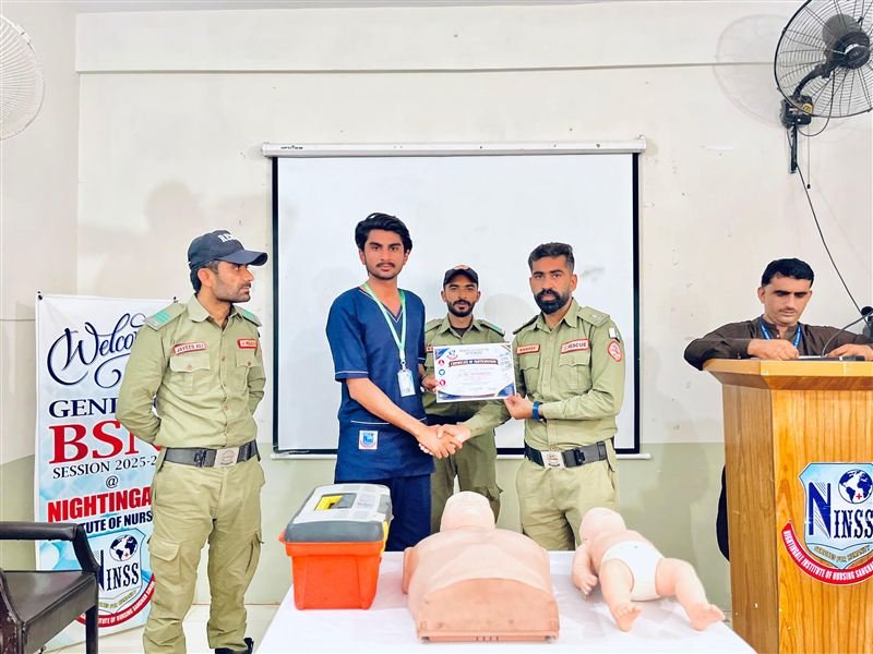 BLS Session & Certificates, BSN 1st Semester 2025-26, photo 11