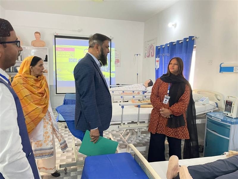 Civil Hospital Hyderabad Team Visit for BS Nursing Internship